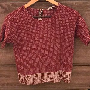 Madewell tie-back blouse